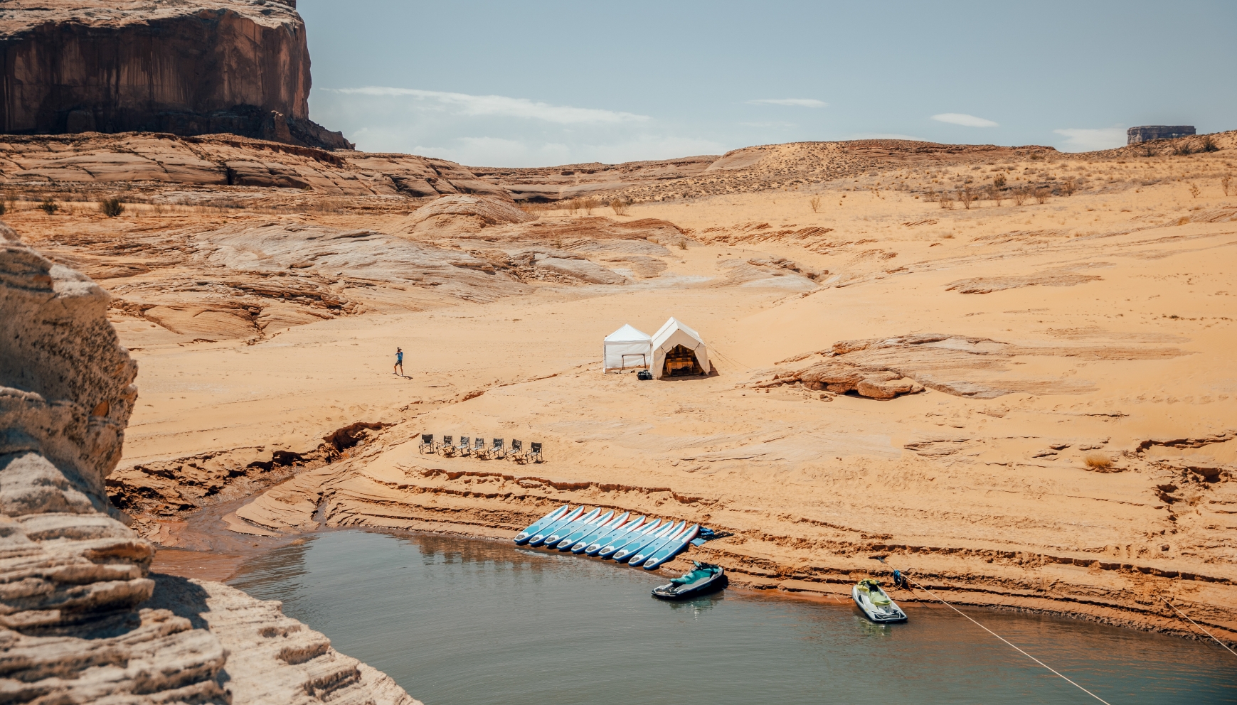 Beach setup