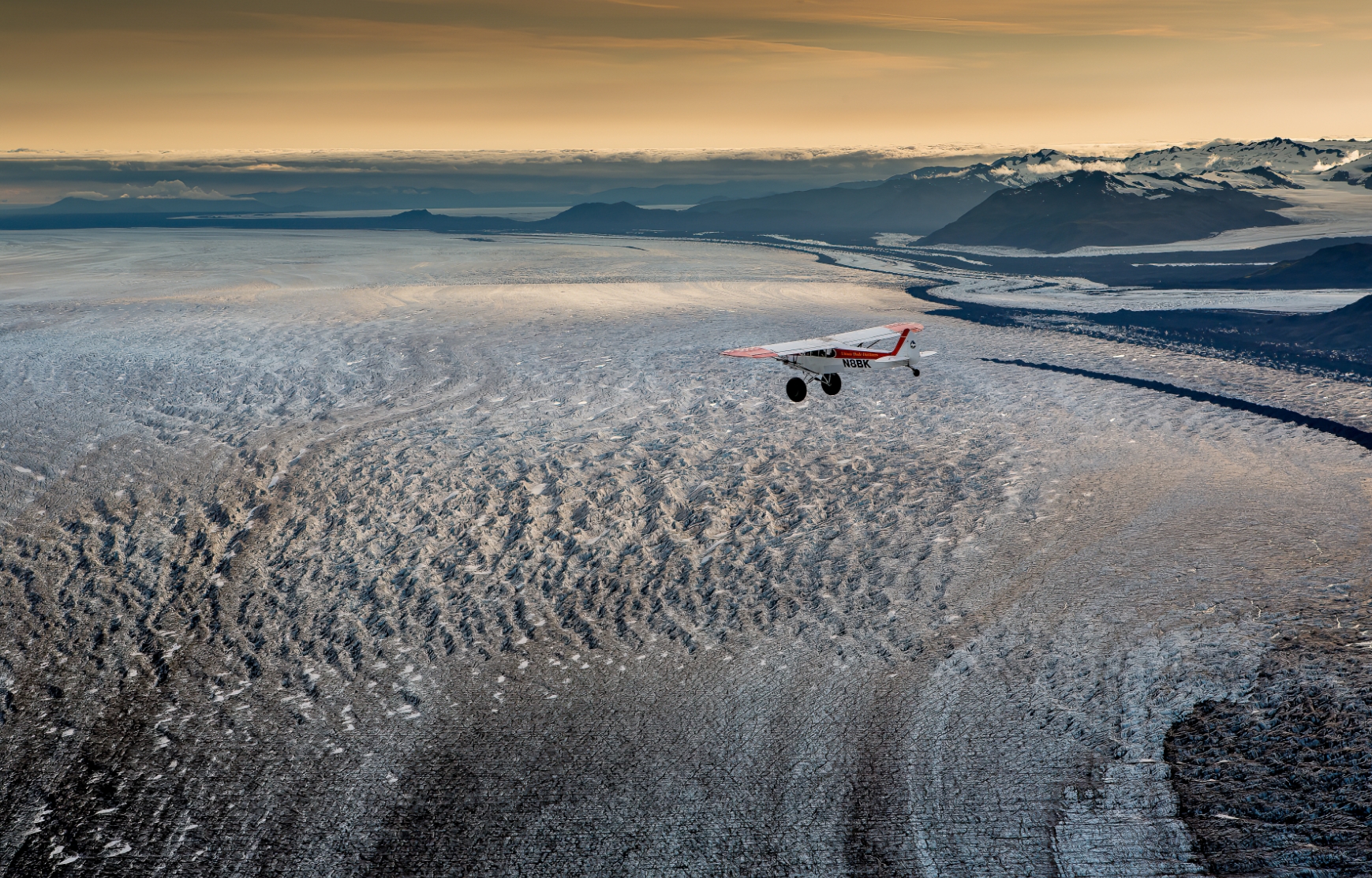 Sunset Over Knik Glacier; Photo By Arturo Polo