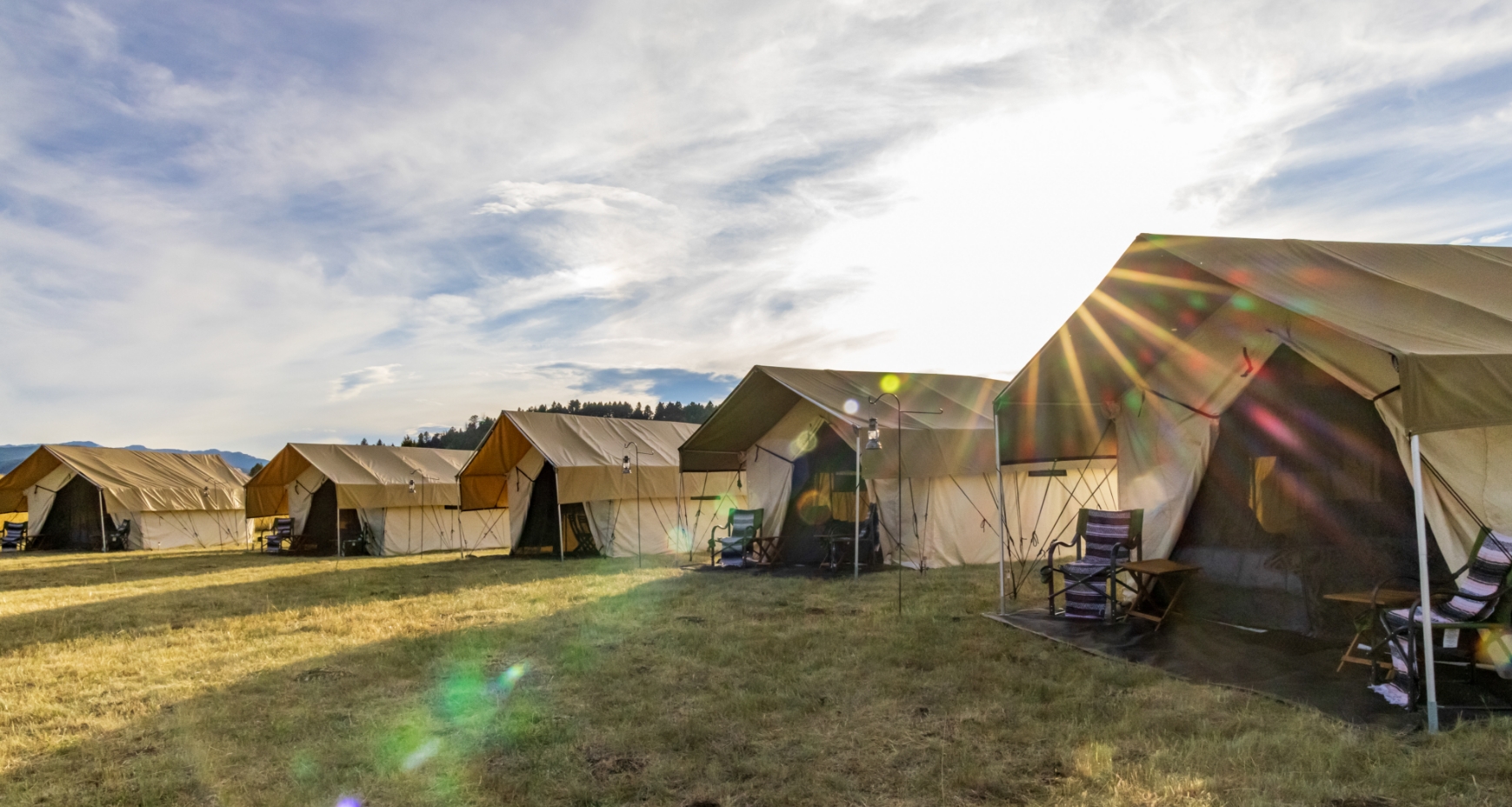 A Luxury Camping Escape Just Outside Of Yellowstone National Park